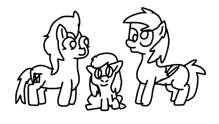 Whooves Family gender bend