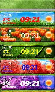 Free Nature Weather Clock Widget APK