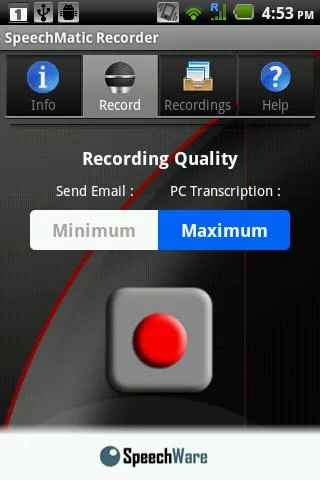 SpeechMatic Recorder