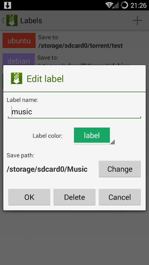 tTorrent Lite - Torrent Client - screenshot