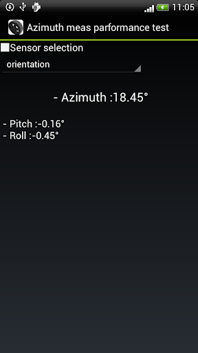 Azimuth meas performance test