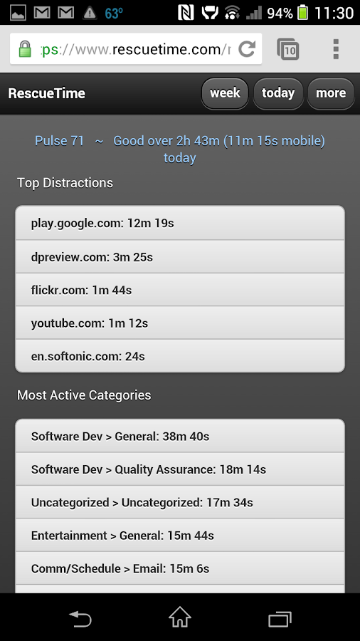 RescueTime - Time Tracking - Android Apps on Google Play