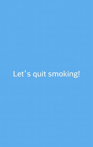 Let's quit smoking