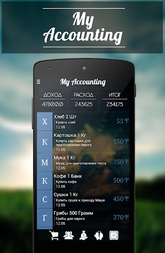 My Accounting Моя бухгалтерия