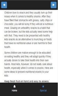 healthy snacks for kids Screenshots 2