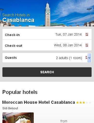Casablanca Hotel booking