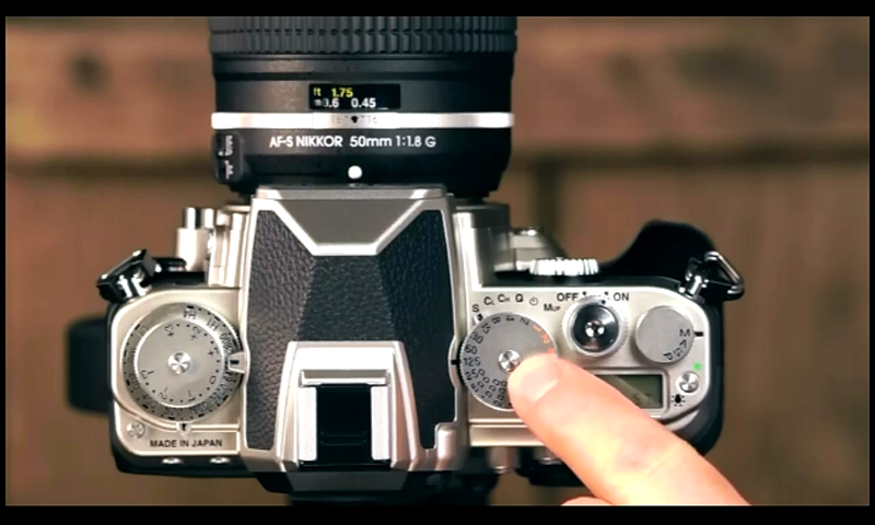 Guide to Nikon Df Screen 2