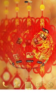 Free Download CNY Gold Theme GO Launcher EX APK