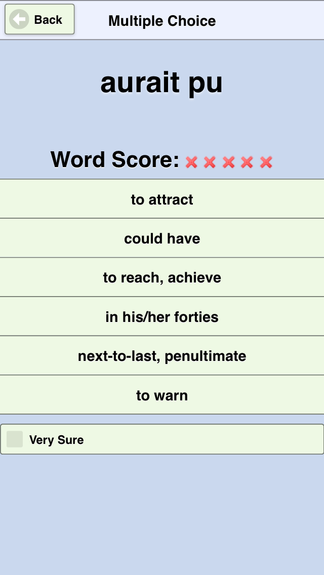 French Grammar and Vocabulary Screen 2