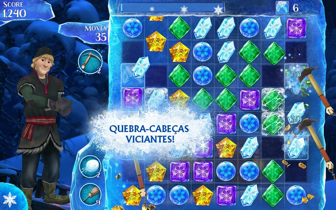 Frozen Free Fall - screenshot