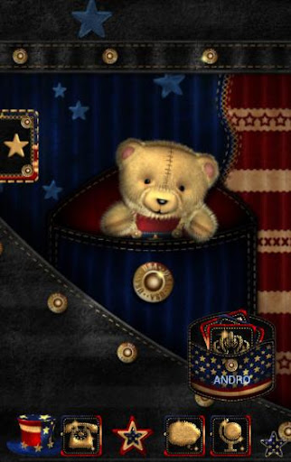 【免費個人化App】TSF Theme American Teddy Bear-APP點子