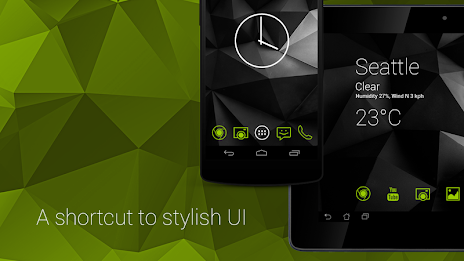 Minimalistic Icons | Green poster 11