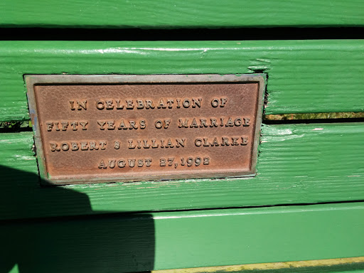 Robert And Lillian Marriage Bench