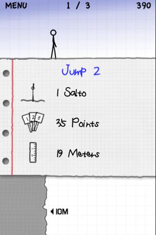 Stickman Cliff Diving Screen 2