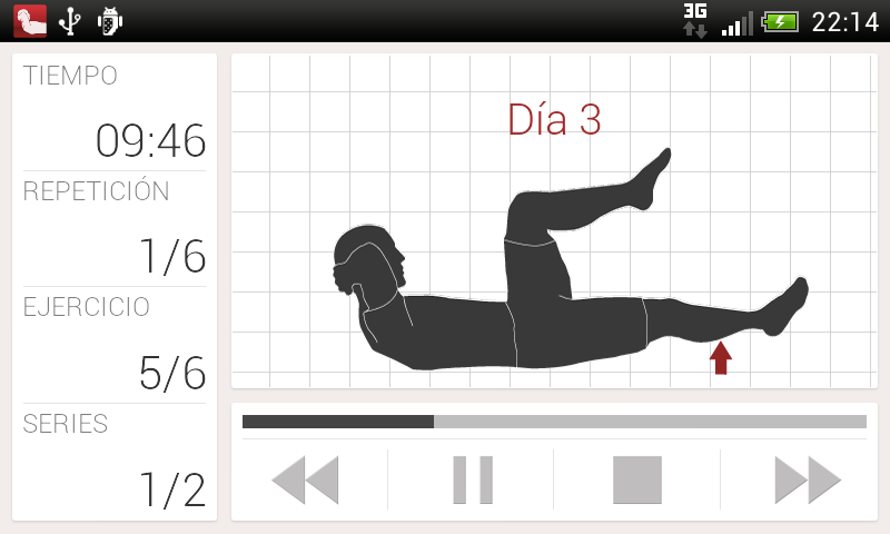 Entrenamiento diario abdomen - screenshot