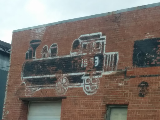 Guthrie Historic Train Mural
