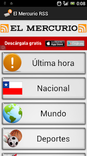 Lector de RSS - El Mercurio