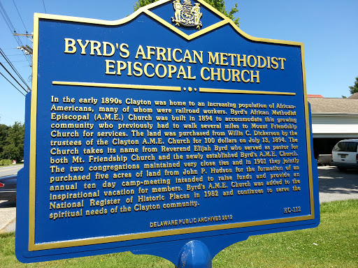 Site of Byrd's African Methodist Church 