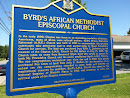 Site of Byrd's African Methodist Church 