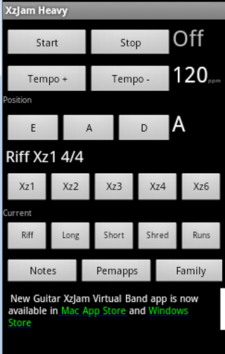 Guitar XzJam Heavy Band