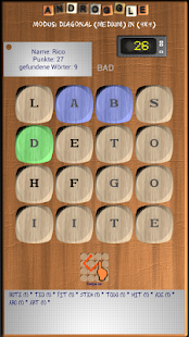 Androggle Lite DE - Boggle Screenshots 2