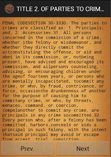 CALIFORNIA PENAL CODE Screenshots 3