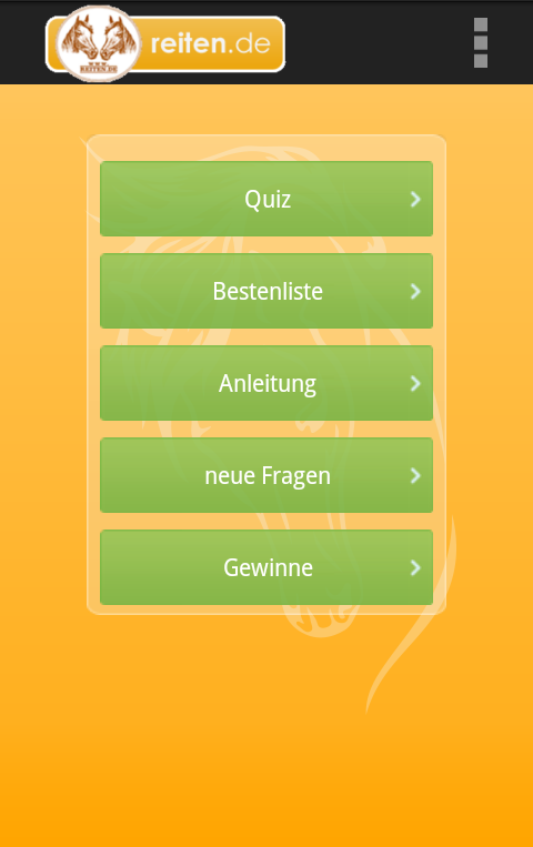 Reiterquiz Screen 1