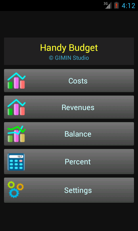 Android application Payments Scheduler screenshort