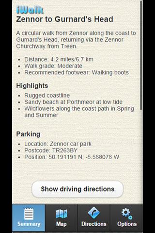 iWalk Zennor to Gurnards Head