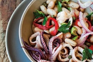 Calamari and White Bean Salad