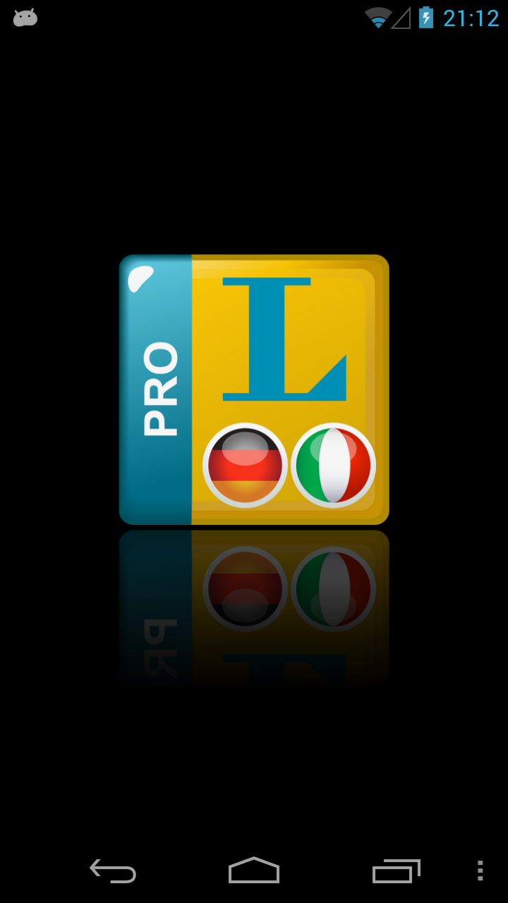 Android application Italian German Translator Dictionary Professional screenshort