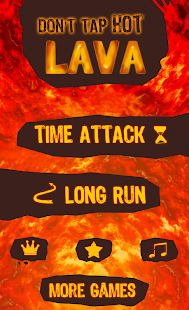 Don't Tap Hot Lava Tile