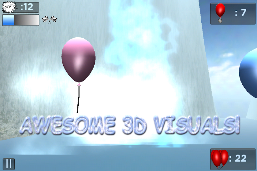 Soaring Balloons Popper 3D Screen 3