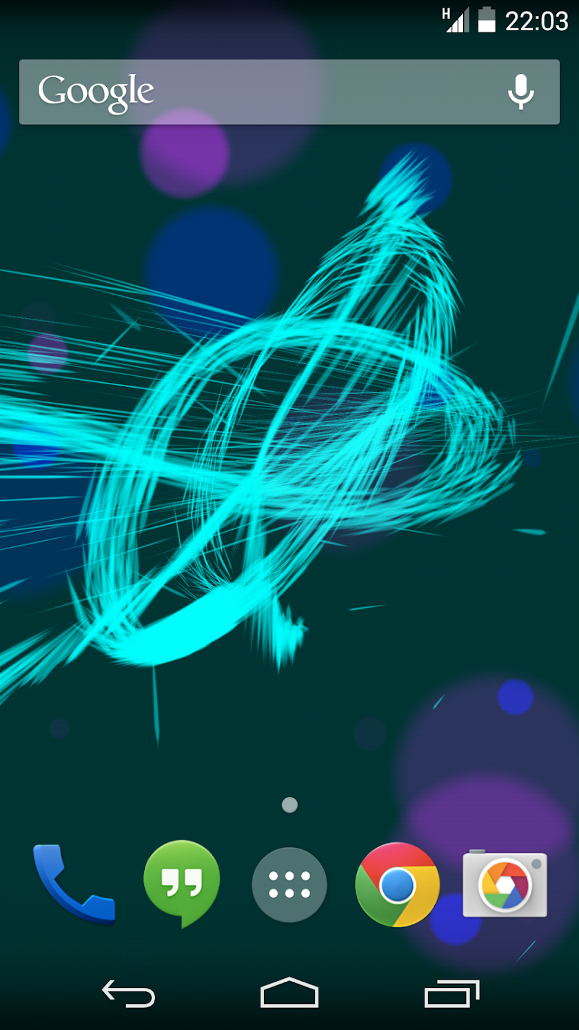 Energy Flux Live Wallpaper Screen 2