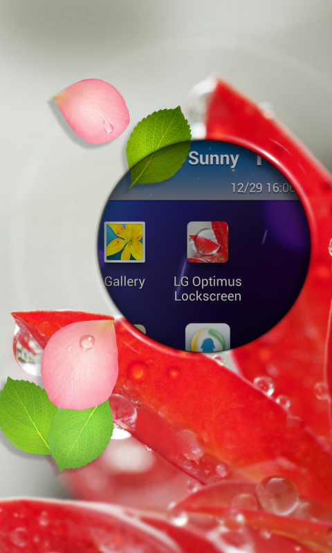 LG Optimus Lockscreen - screenshot
