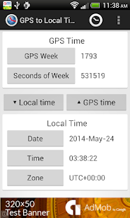 GPS Local Time Converter Screenshots 0