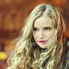 Curls away by Stirbu Eduard Aurel - People Portraits of Women