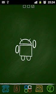 Blackboard GO Launcher Theme Screenshots 0