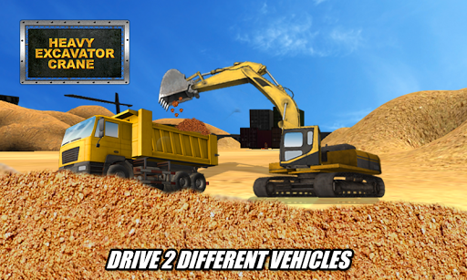 Heavy Excavator Crane Sim