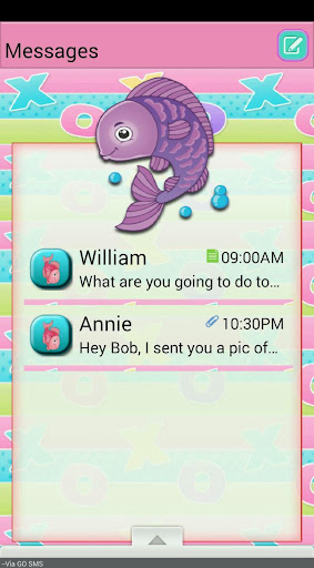 FishyKiss GO SMS THEME