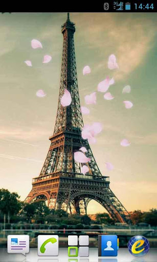 巴黎埃菲尔铁塔动态锁屏壁纸