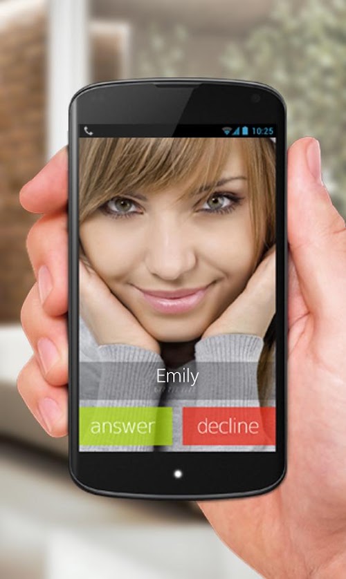 Android application Full Screen Caller ID - BIG! screenshot