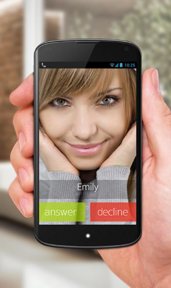 Full Screen Caller ID - BIG! Screen 1