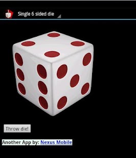 Lastest Die Roller - 6 sided APK for Android
