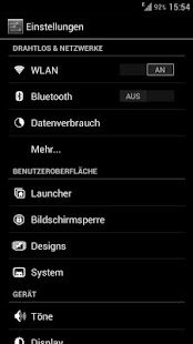 BlackedOut CM10 Theme X - screenshot thumbnail