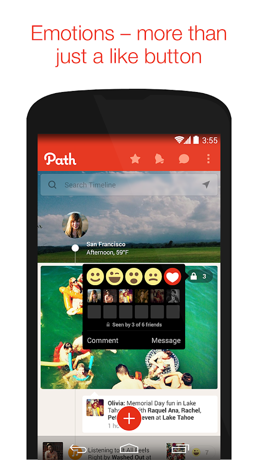 Dengan Path Talk 1.0 Anda dapat dengan cepat berkomunikasi dengan teman-tem...