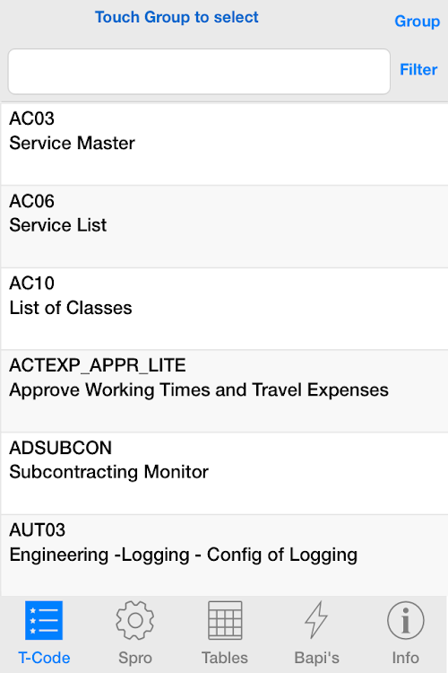 Android application SAP® PM Quick Guide screenshort