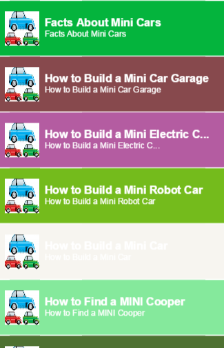 【免費書籍App】Mini Car For Mobile-APP點子