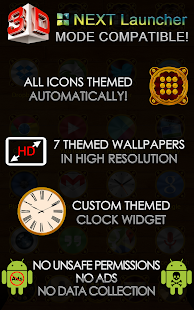 Next Launcher Theme Victorian - screenshot thumbnail