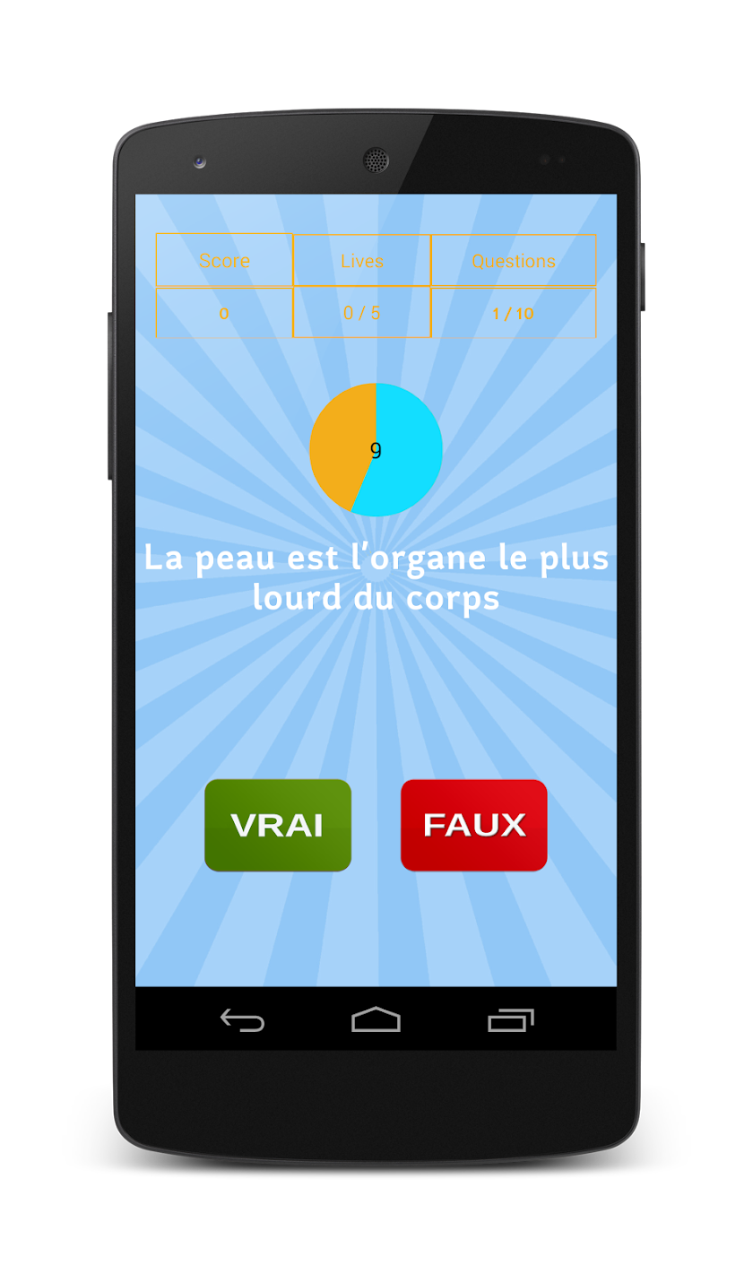 Vrai ou Faux -culture generale Screen 1